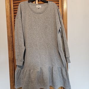 Derek Heart Gray Sweatshirt Dress